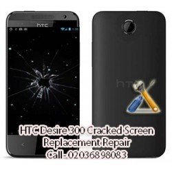 HTC Desire 300 Cracked Screen Replacement Repair